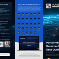 Front Anchor Computer Software Tri Fold Brochure