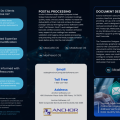 Back Anchor Computer Software Tri Fold Brochure
