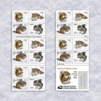 Squirrels and Chipmunks Stamps